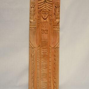 Thracian girl Linden wood carving 14,5 x 46 cm