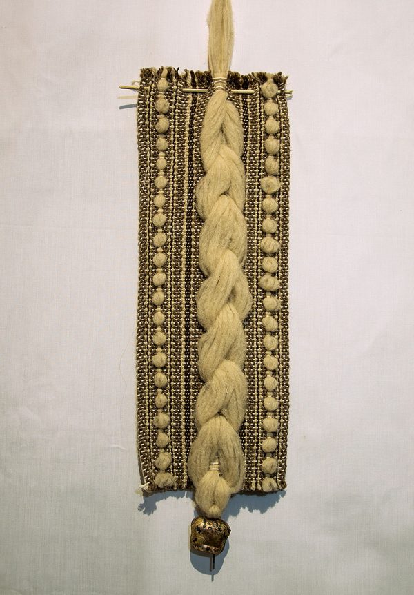 hand woven textile wall panel