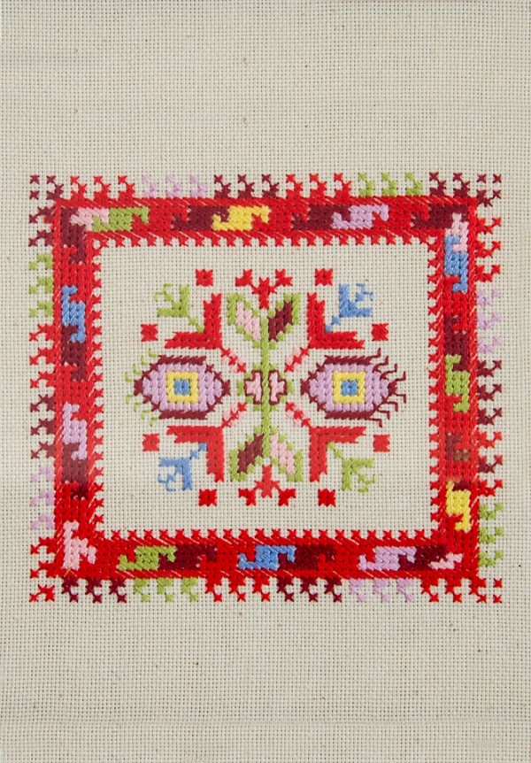 traditional Bulgarian embroidery souvenir wall panel