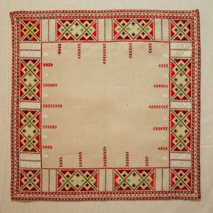 handmade bulgarian embroidery serviette