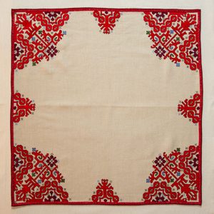 handmade bulgarian embroidery serviette