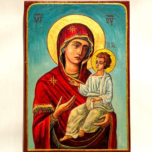 wood orthodox icon St. Mary